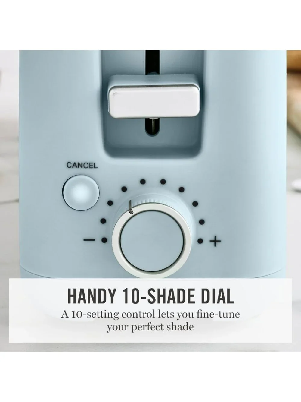 2 Slice Sky Blue Extra Wide Removable Crumb Tray Slot Stainless Steel Toaster